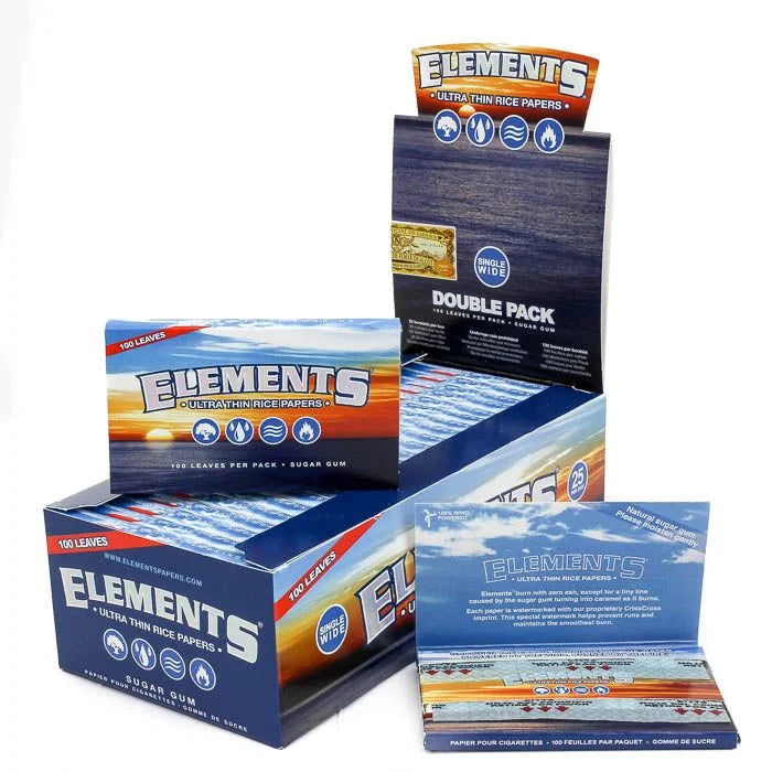 Elements Rolling Papers + Tips